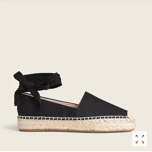 J Crew Canvas espadrille flats - Picture 3 of 4